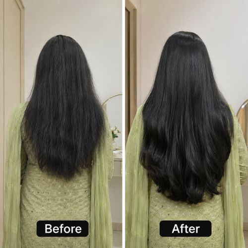 Crinora customer hair transformation