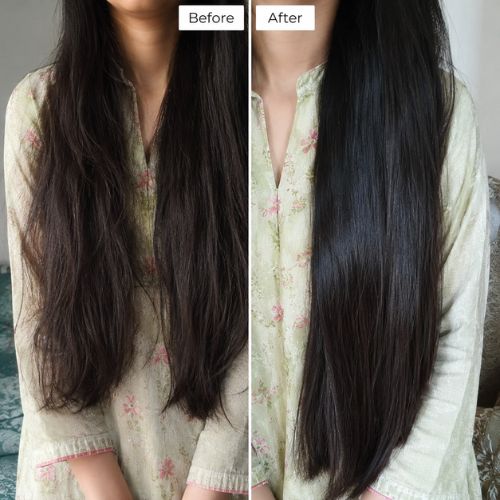 Crinora customer hair transformation