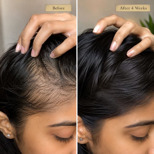 Crinora customer hair transformation