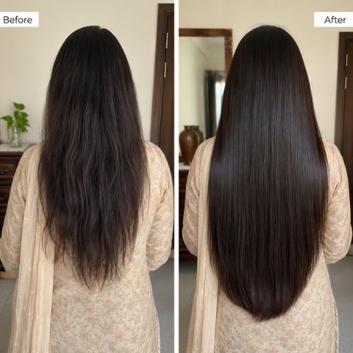 Crinora customer hair transformation